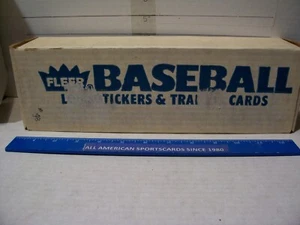 1987 FLEER BASEBALL FACTORY SET DE 672 CARTAS MINT - Imagen 1 de 4