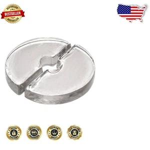 Modern 6.5" Lead-Free Glass Weights for Fermenting Crocks - Easy Clean Design - Picture 1 of 2