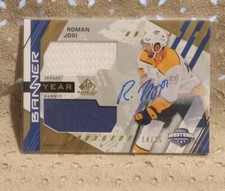 2021-22 SP Game Used Banner Year Jersey BYA-RJ Roman Josi 14/25 AUTO