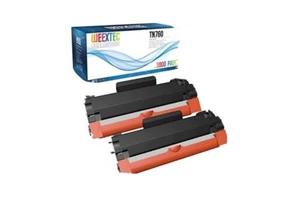 Cartucho de tóner de repuesto Weextec TN-760 - negro, paquete de 2 - Imagen 1 de 3