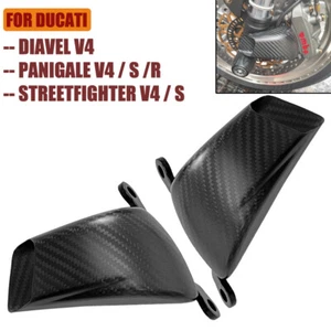 Carbon Fiber For DUCATI PANIGALE V4 S R Streetfighter V4S Brake Radiator Covers - Bild 1 von 11