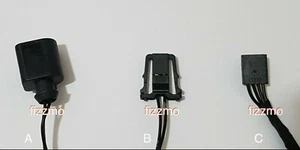 2x VAG plug play LED resistor number plate GENUINE CONNECTORS VW Audi Seat Skoda - Picture 1 of 4