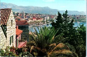 Vista panorámica de la ciudad de Split, Croacia postal c1981 - Imagen 1 de 2