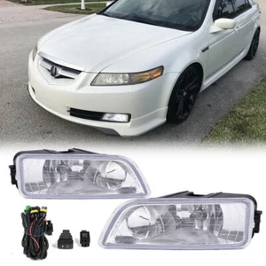Luces antiniebla parachoques delantero con cableado para 2004 2005 2006 2007 2008 Acura TL 4 PUERTAS - Imagen 1 de 10