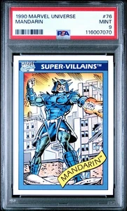 1990 Marvel Universe Mandarin PSA 9 - Picture 1 of 3