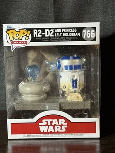 FUNKO POP! Deluxe: Star Wars - R2-D2 with Princess Leia Hologram - Picture 1 of 4