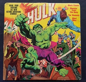 The Incredible Hulk (1978) Vinyl LP Story Record Peter Pan - Picture 1 of 6