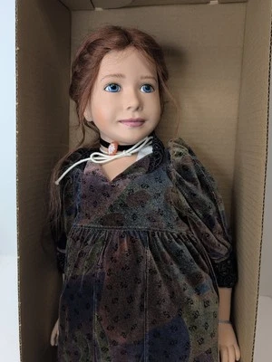 "Muñeca alemana de 22"" Gabriele Brawn Sigikid 1994 peluca HH 445/500 pelirroja con caja" Foto 1 de 4