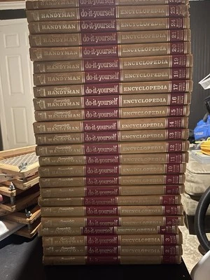 VINTAGE 1970s-1980s COMPLETE HANDYMAN ENCYCLOPEDIA SET VOL. 1-26 - Image 1 of 2