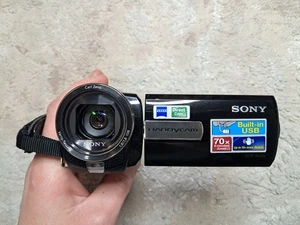 Sony Handycam DCR-SX45E Digital Video Camera Recorder Camcorder Black Color 70X - Picture 1 of 19