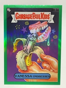 2024 Garbage Pail Kids VANESSA UNDRESSED AN-5a Green Refractor /99 - Picture 1 of 2