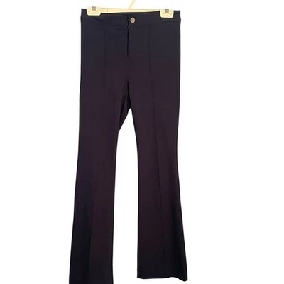 Nine West Womens Kick Flare Dress Pants Career Work Dark Blue - Image 1 of 3