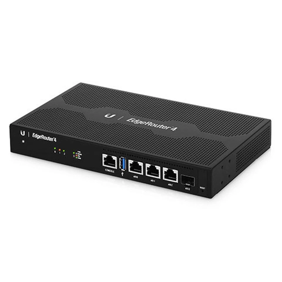 Ubiquiti EdgeRouter 4 - 3Port Gigabit Router, 1 SFP Port- 1GHz Quad Core Proc... - Image 1 of 1
