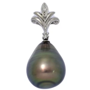 Bespoke Design Φ0,5Fd:0,03Ct schwarze Schmetterlingsperle/Tahiti-Diamant *Kfo6153 - Bild 1 von 10