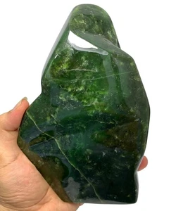 Pantalla Forma Libre Jade Nefrita Verde Calidad AAA (1700g) - Imagen 1 de 9