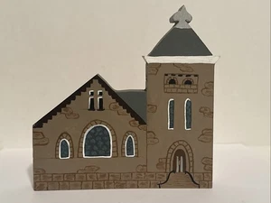 Clarion PA First United Methodist Church Shelf Sitter Wood Americana USA - Picture 1 of 3