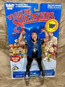 WWF LJN 1986 ONE MAN GANG Canadá Tarjeta Lucha Superestrellas Gran Juguete Muy Buen Estado Raro - Imagen 1 de 6