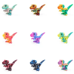 Multi-jointed Dinosaur Desktop Ornaments Articulated Fidget Toy Children's Toy - Picture 1 of 17