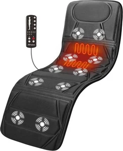 Snailax Massage Mat with Heat, for Bed, Chair, 10 Motors, Full Body Massager - Picture 1 of 10