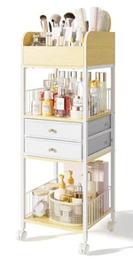 Makeup Organizer Cart Drawers Rolling Bathroom Organizers Storage Versatile - Picture 1 of 9