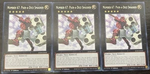 3x Number 67: Pair-a-Dice Smasher JUSH-EN058 Justice Hunters 1st Edition - Picture 1 of 1