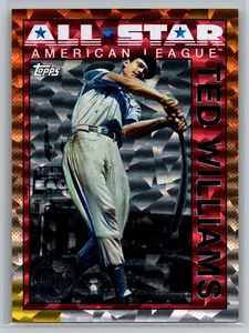 2025 Topps Serie 2 Béisbol Ted Williams Lámina Negra All Star/10 - Imagen 1 de 2