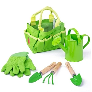 Bigjigs Toys Gardening Tote Bag with Tools - Picture 1 of 7