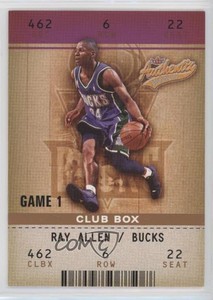 2002-03 Fleer Authentix Club Box /100 Ray Allen #22 HOF