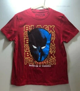 Marvel - Black Panther - Youth Large Tee Shirt - Red - New no tags - Picture 1 of 3