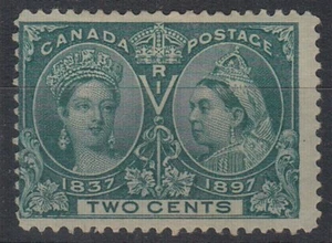 CANADA 1897 QV JUBILEE 2c MINT (ID:275/D47178) - Picture 1 of 1