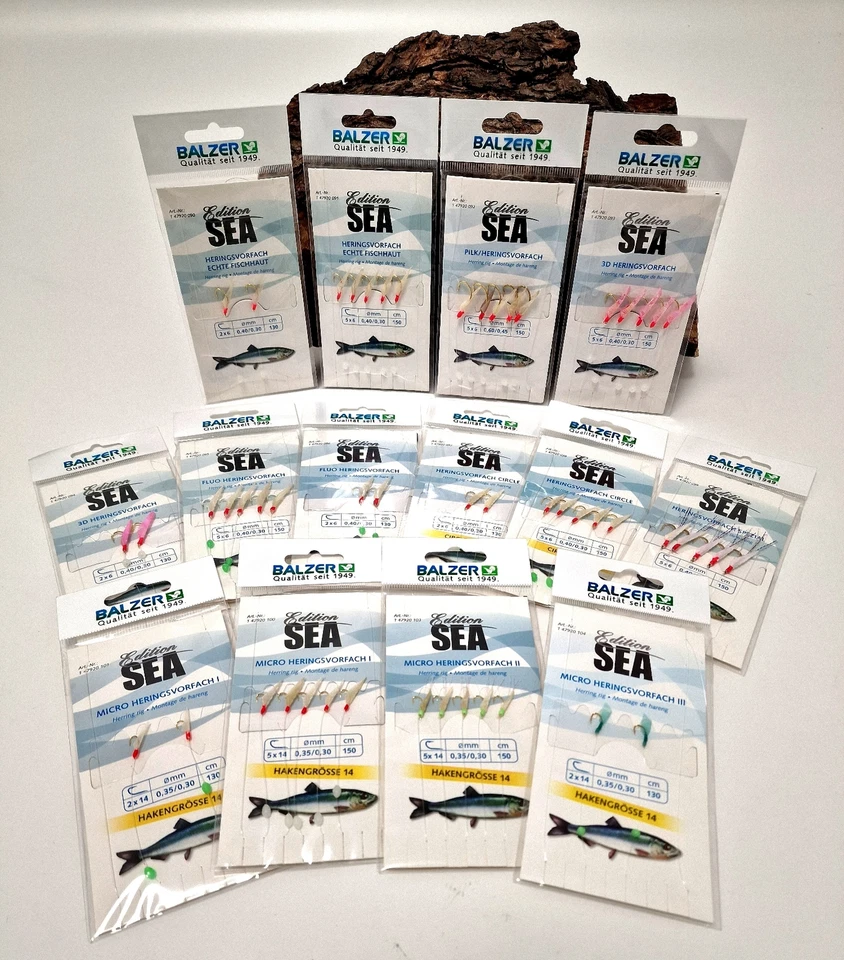 Balzer Herring Tippet Herring Paternoster Circle Real Fish Skin Fluo 3D Pilk etc - Image 1 of 1