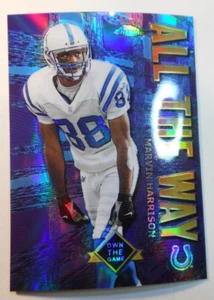 2001 Topps Chrome Marvin Harrison - Own The Game Refractor All The Way #AW1 - Imagen 1 de 3