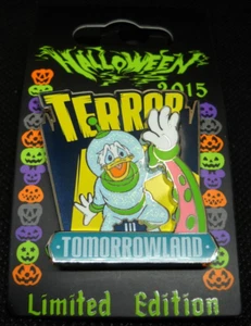 Pato Donald Halloween Terror in Tomorrowland Haunted Lands 2015 Disney Pin LE - Imagen 1 de 1