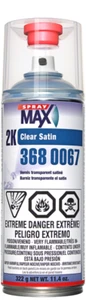 SprayMax 3680067 2K Clear Satin Aerosol Spray Can - Picture 1 of 3