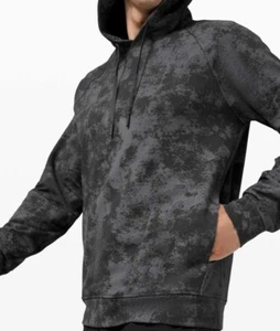 Felpa Lululemon uomo taglia small città pullover felpa con cappuccio grigio asfalto grafite - Foto 1 di 16