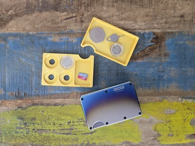 3D Ridge Wallet Coin Tray In Silver Or Gold Colour fit similar card wallet