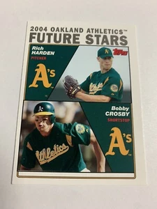 2004 Topps Oakland A's Future Stars Rich Harden Booby Crosby GOOD - Picture 1 of 1