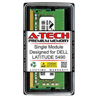 4GB DDR4-2400 Dell Latitude 5491 7400 5580 E7280 3400 5400 5500 5490 Memory RAM - Image 1 of 4