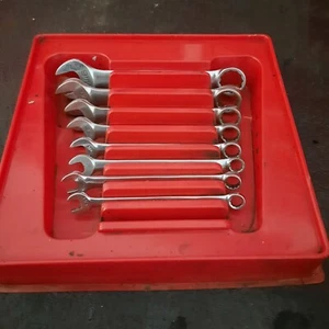 Snap On 8 piece 12 Pt Short Combination Wrench set 9/32"-11/16" original tray - Picture 1 of 2