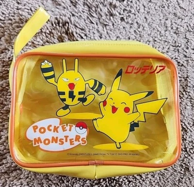 Pokemon Pikachu Elekid Transparente PVC Nintendo DS Bolsa de Transporte Pocket Monsters Foto 1 de 4