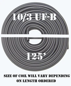 Cable alimentador subterráneo Southwire 10/3 UF-B x 125' - Imagen 1 de 2