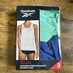 Reebok Romy Workout Vests 2 Pack Size L #REF44 - Picture 1 of 4