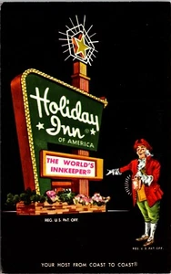 Postal Holiday Inn excelente letrero del aeropuerto de Indianápolis, Indiana - Imagen 1 de 2