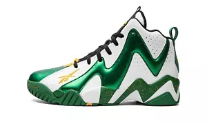 Herren Reebok Hurrikaze II Basketballschuhe grün weiß GZ1566 Shawn Kemp Sonics - Bild 1 von 20