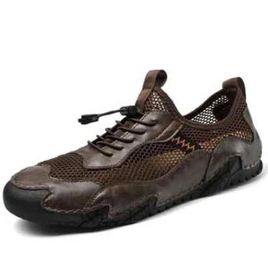 Breathable Mesh Men's Loafers Summer Casual Shoes Mocassins Outdoor Sneakers - Picture 1 of 28