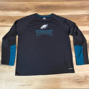 Philadelphia Eagles Shirt Mens 2XL Majestic Cool Base Long Sleeve XXL - Picture 1 of 9