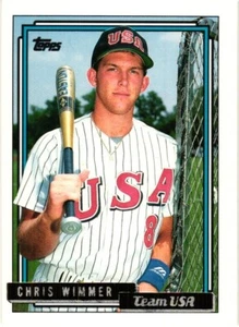1992 TOPPS TRADED BASEBALL GOLD USA CHRIS WIMMER #129T - Picture 1 of 2