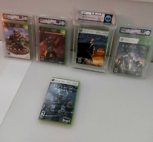 Halo combat evolved ,Halo 2 ,Halo 3 Wata Vga brand new factory sealed Xbox Rare 
