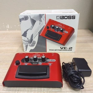 BOSS VE-2 Vocal Harmonist Pedal + Box & Power Supply - Picture 1 of 5