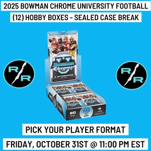 Terry Bradshaw - 2025 Bowman University Chrome Football 1 Hobby Case Break - Bild 1 von 1